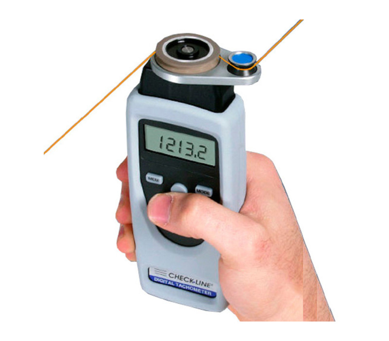 YS-20 Tacho, Snelheids- & Lengtemeter voor Contact en Niet-Contact Metingen