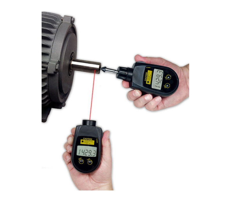 PLT-5000 Tachometer voor Contact en Contactloze Metingen