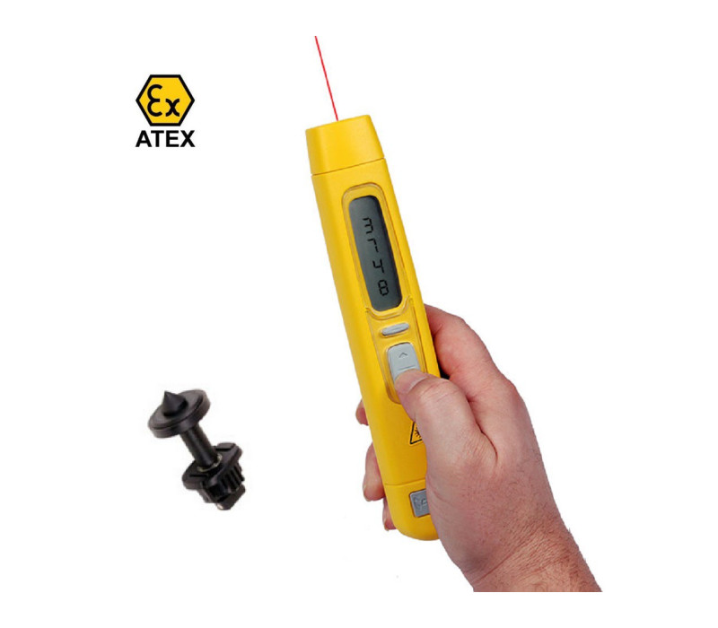 ET-2109LSR Explosieveilige Handtachometer voor Contact en Contactloze Metingen