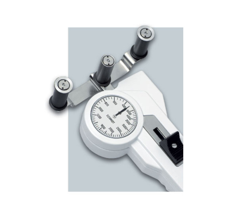 DXB Spanningsmeter met cylindervormige geleiderollers