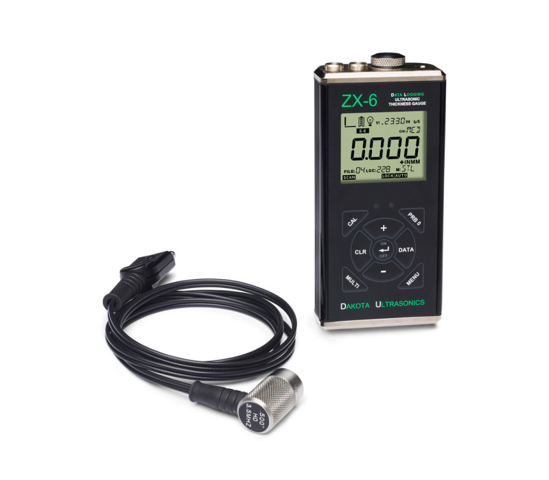 ZX-6DL Ultrasone Wanddiktemeter met USB-uitgang en geheugenopslag