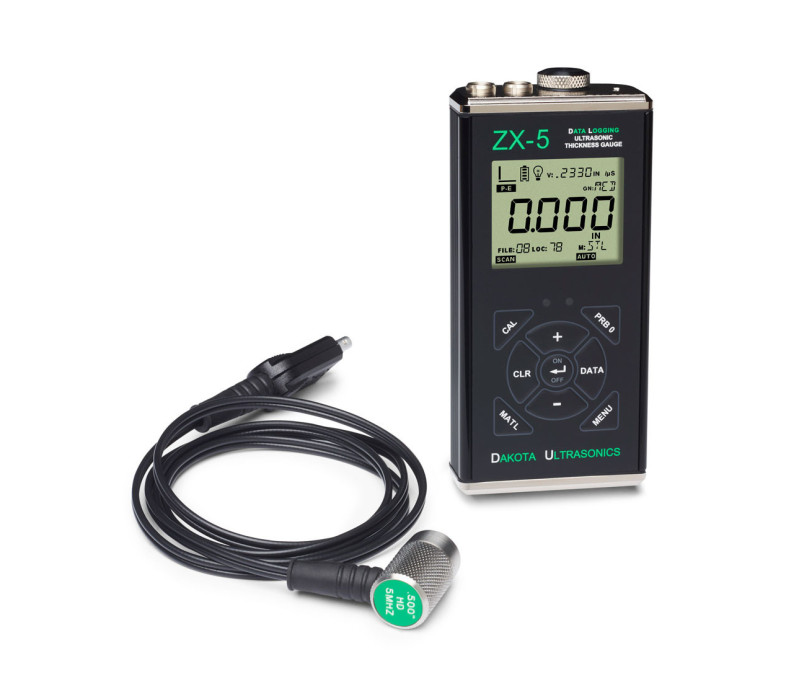 ZX-5DL Ultrasone Wanddiktemeter met USB-uitgang en geheugenopslag