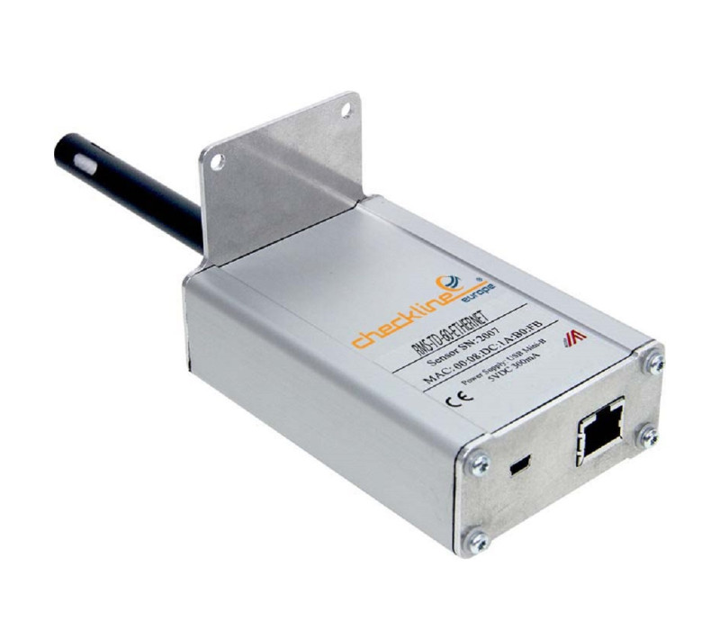 RMS-TD-60-ETHERNET Digitale vochtigheids- en temperatuurzender met Ethernet-interface