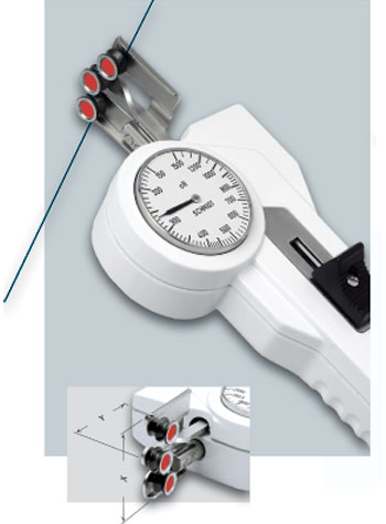 DXV Spanningsmeter met 90º gedraaide meetkop