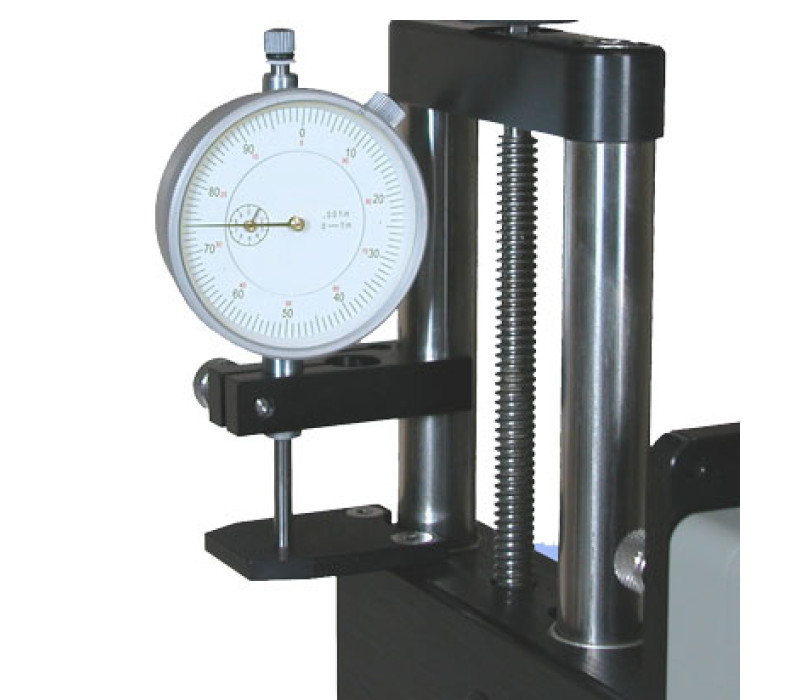 Optionele ES001 25mm analoge meetklok montageset optie. De montageset is ook verkrijgbaar met digitale meetklok en zonder indicator.