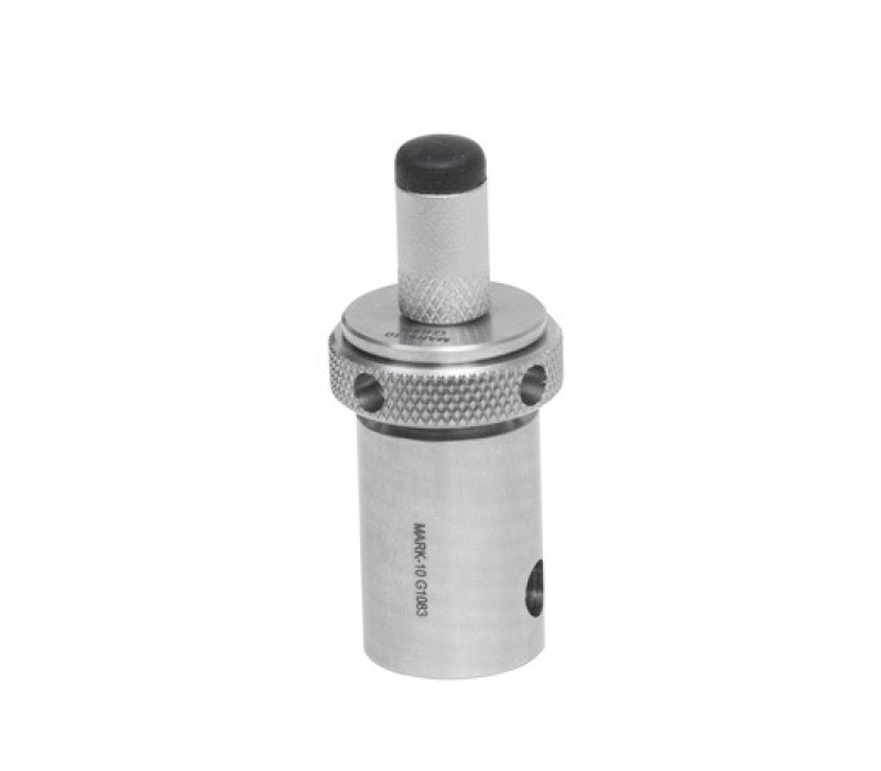 G1011 gemonteerd op een Eye-end-adapter, compatibel met een groot aantal testopstellingen, loadcellen en krachtmeters