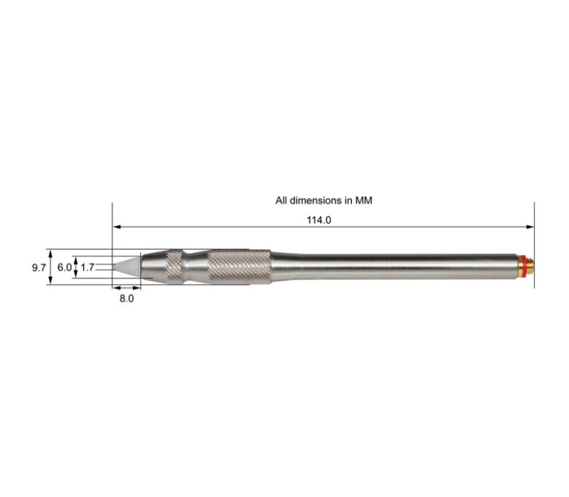 Podlood transducer voor gebruik met de TI-PVX meter