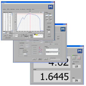 MESURgauge Mesurgauge Kracht &amp; Verplaatsing Analyse Software