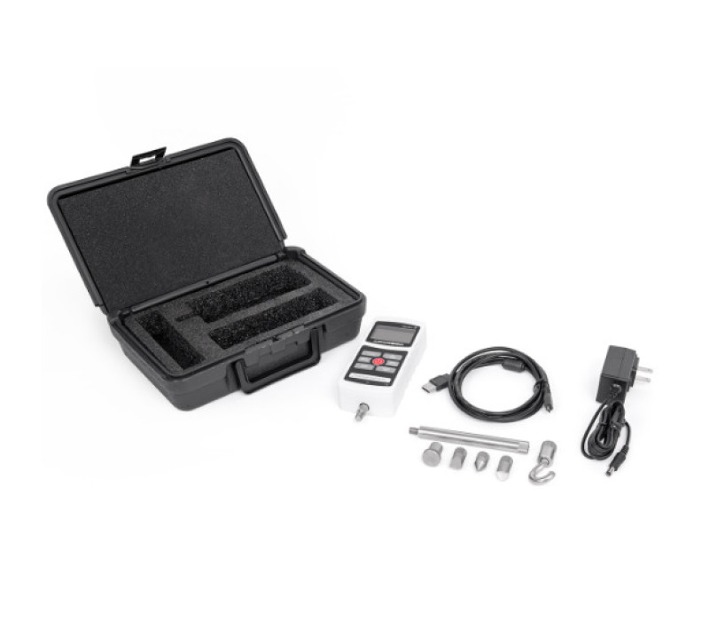 Complete kit bevat basishulpstukken en Mesur lite-software