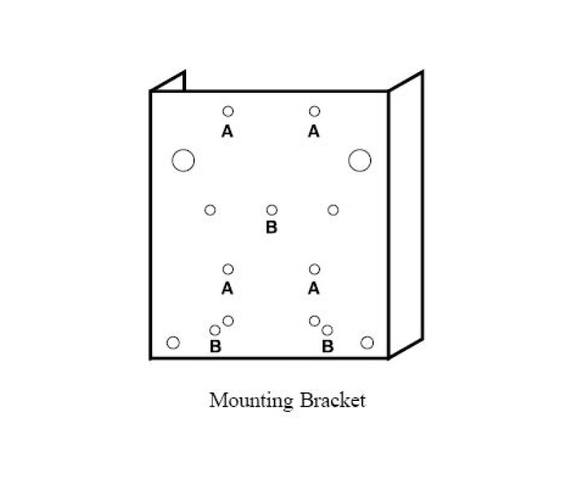 Montagebeugel met gaten voor Shimpo krachtmeters