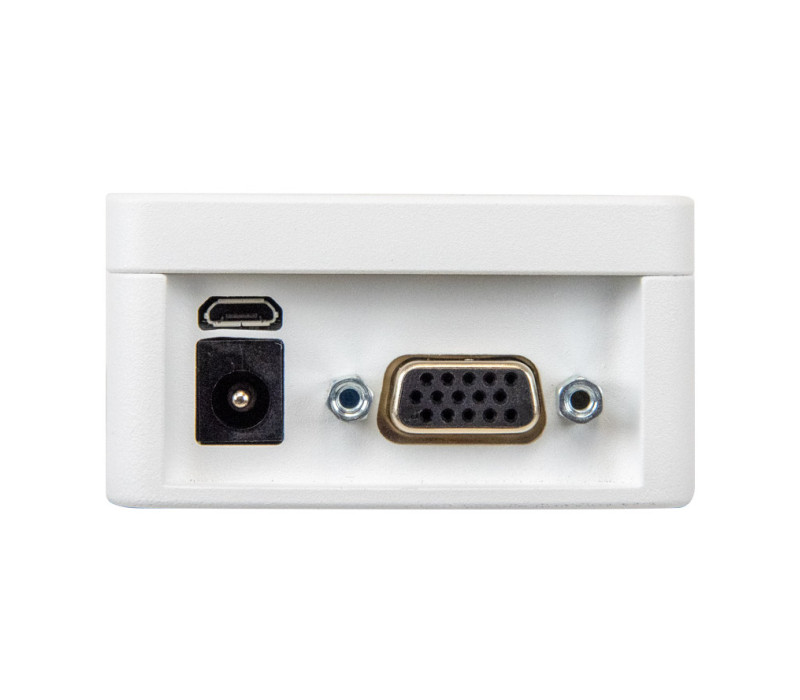 De verschillende connectoren zijn verzonken in de meterbehuizing gemonteerd voor een betere bescherming.