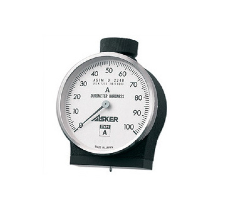 De Durometer Asker Type A is geschikt voor algemeen rubber met normale hardheid zoals gespecificeerd volgens de standaarden van JIS K 6253, ASTM D 2240, ISO 7619, DIN 53505, etc.