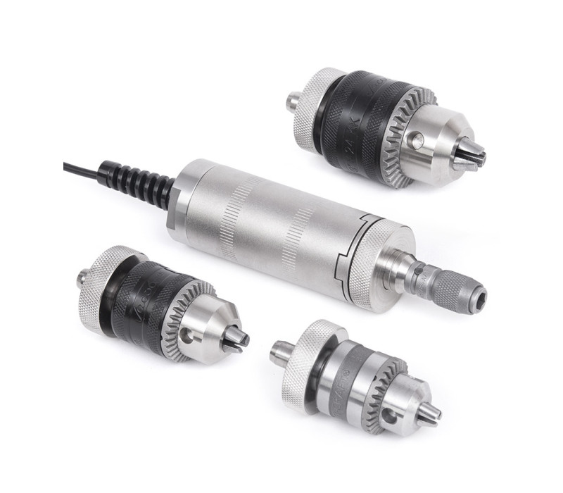 Serie R51 is een unieke serie torque-sensoren, ontworpen voor gebruik met drie verwisselbare Jacobskop-opzetstukken en een bithouder.