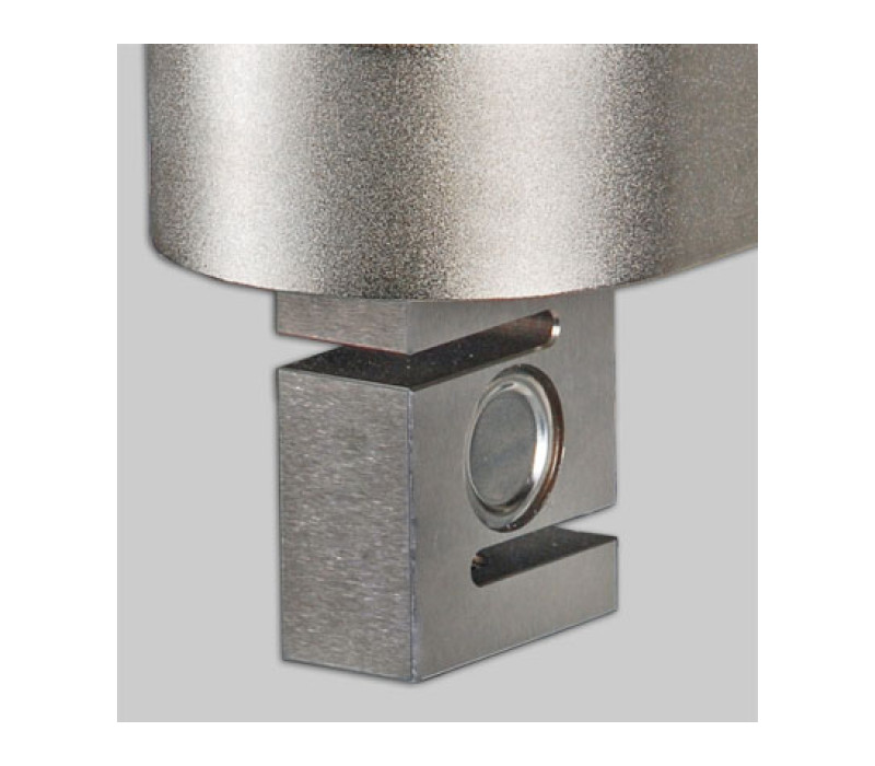 Serie R01-sensor hier gemonteerd op een ESM1500LC-testbank.
