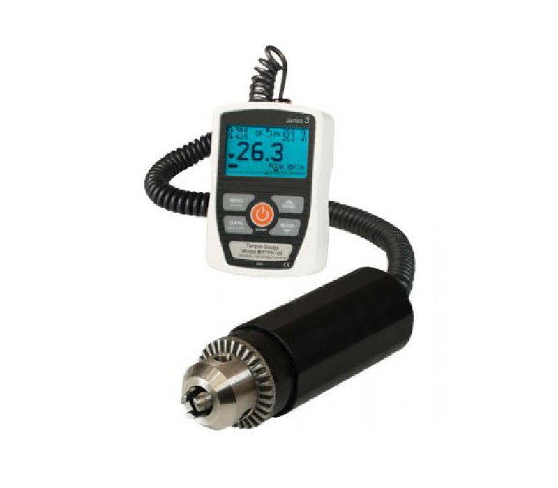 Serie TT03 torque-meters bevatten een bedrade sensor met boorkop-opname.