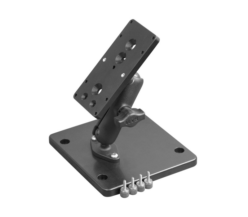 De optionele AC1100 tafelstandaard heeft een instelbare hoekbevestiging voor de indicator of koppelmeter.