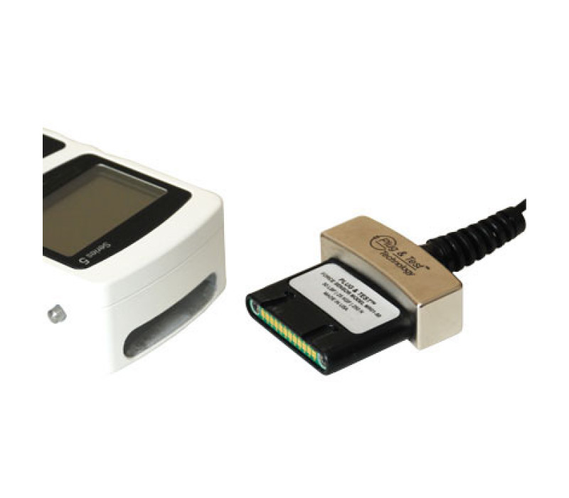 Dankzij de unieke Plug &amp; Test®-technologie kunnen verwisselbare sensoren worden gebruikt met Mark-10-indicatoren. Alle kalibratie- en configuratiegegevens worden opgeslagen in de slimme connector. Sensoren worden apart verkocht.