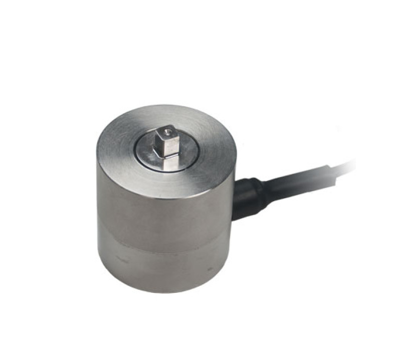 Series R55 torque sensoren boven aanzicht met mannelijke square drive, de vrouwelijke aansluiting bevindt zich aan de onderzijde.