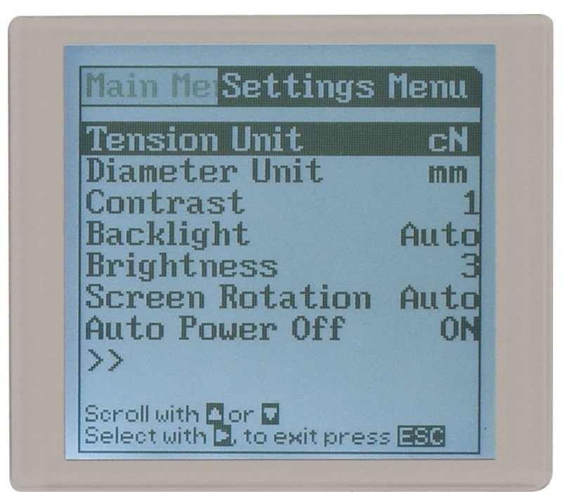 Gebruikersvriendelijke LCD full-text display, sommige functies kunnen met een wachtwoord worden beveiligd.