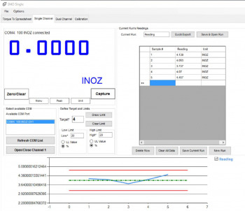 TTS-SC Software voor het verzamelen van torque gegevens &amp; analyse