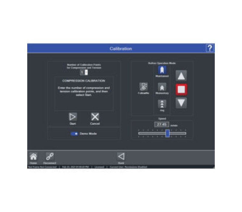 Kalibreer serie FS05, FS06 en R07 krachtsensoren met behulp van de geïntegreerde kalibratie-wizard of verwijder de krachtsensor en gebruik een M5I- of M7I-indicator voor externe kalibratie.