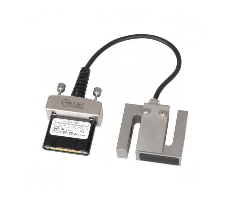Series R07 Krachtsensoren met Plug & Play connector zijn compatibel met de F755, F755S, F1505 en F1505S trekbanken