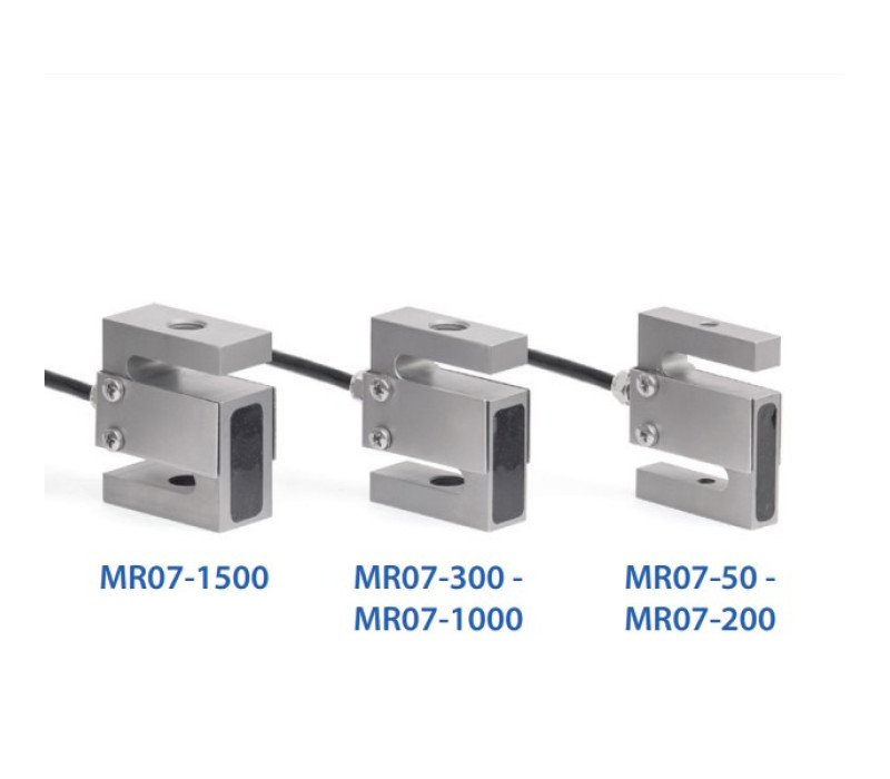 De 3 fysieke formaten van de R07 krachtsensor