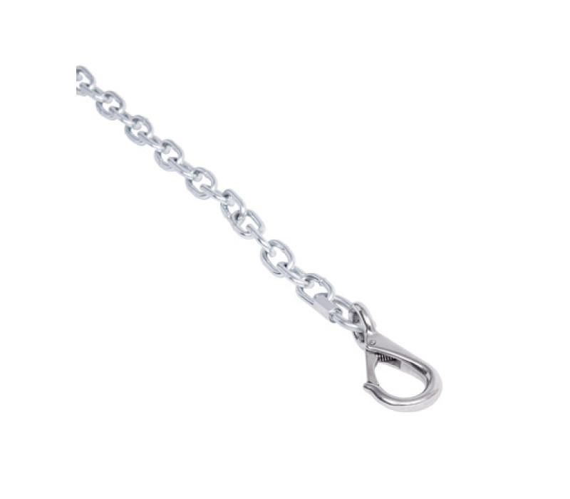 Ketting/haak combinatie wordt geleverd inclusief een E1006 Haak met veiligheid borging