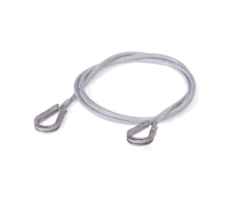 E1012 Kabel-lus roestvrij staal, lengte 110 cm (43").