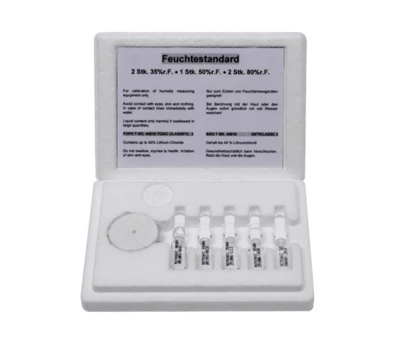 138112 - RH-CAL-AMPVAR - Gecertificeerde kalibratie-ampullen 2x35%, 1x50%, 2x80%