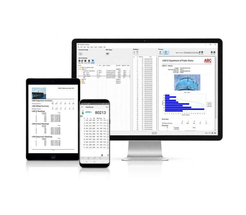Laagdiktemeter-software